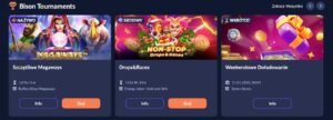 bison casino tournaments