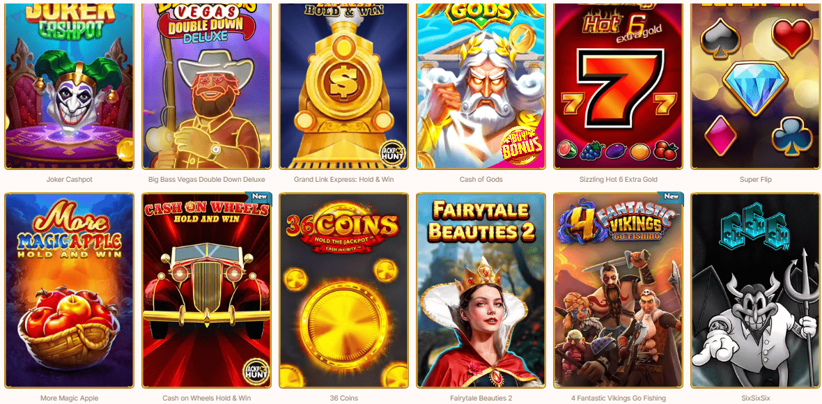 Oferta Gier w Bethall Casino