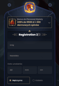 Rejestracja w DragonSlots