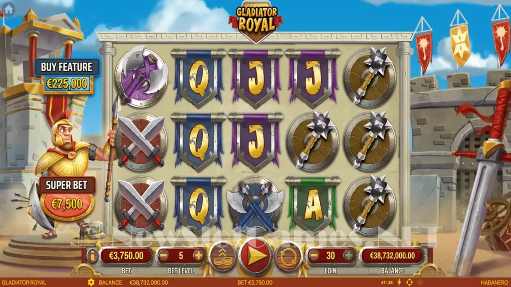 gladiator royal automat habanero