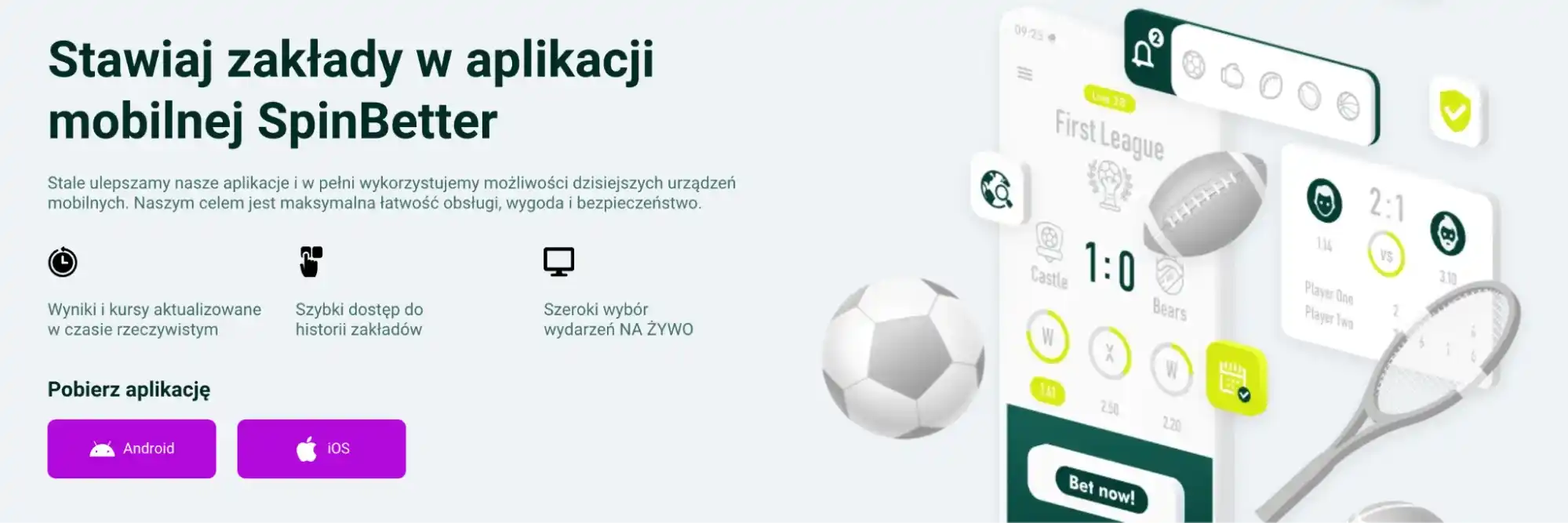 spinbetter aplikacja mobilna