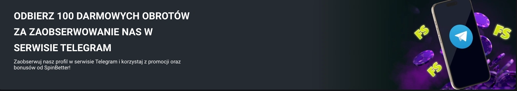 spinbetter telegram bonus