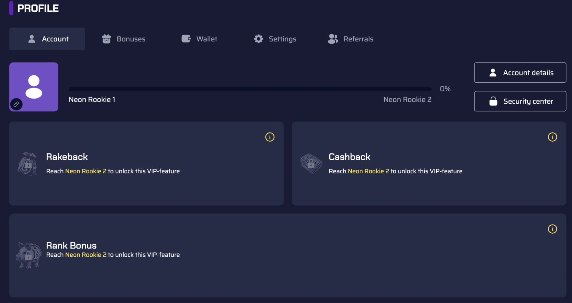 betory profil gracza