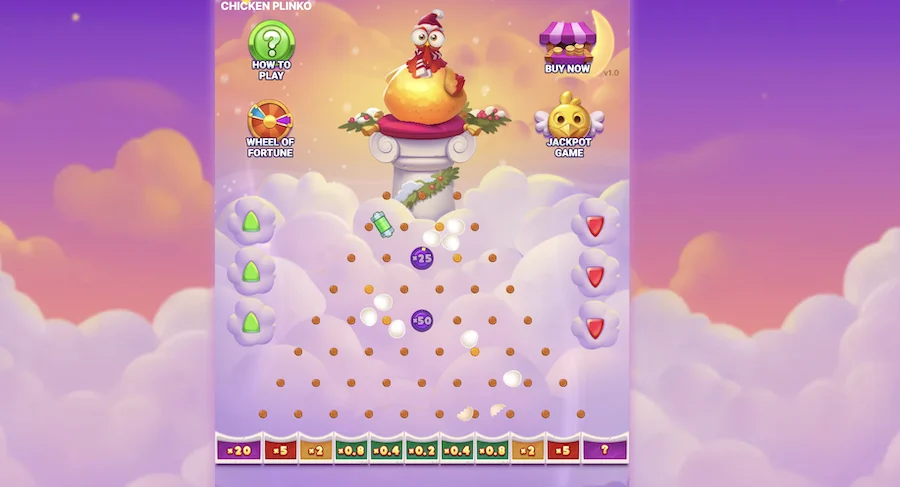 chicken plinko gra