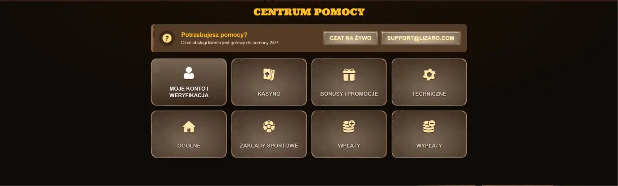 lizaro pomoc